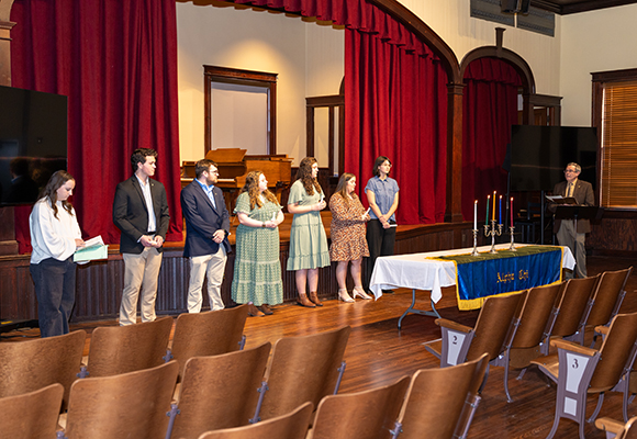 alpha chi student induction