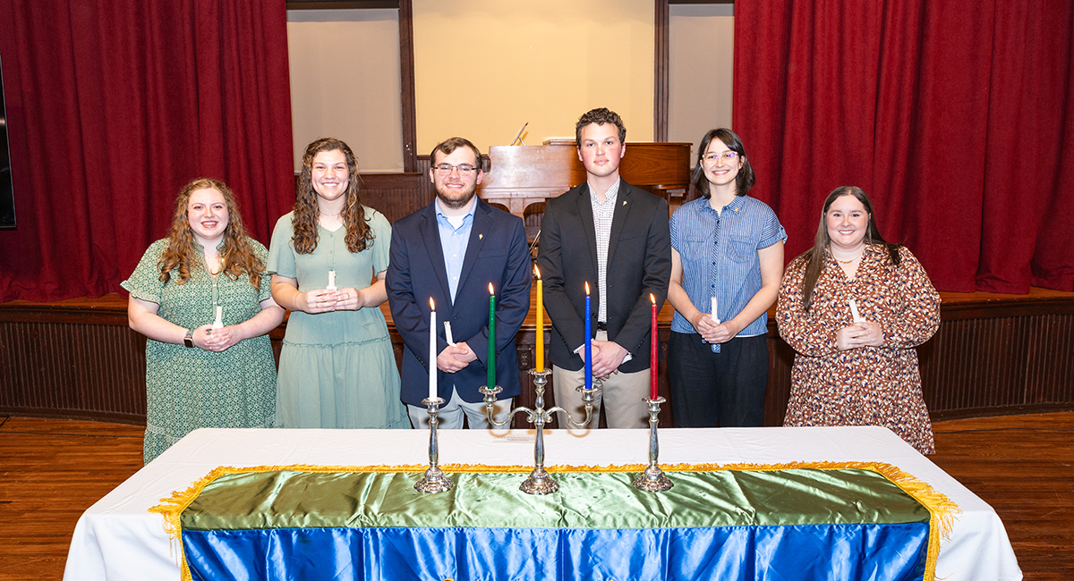 alpha chi student induction