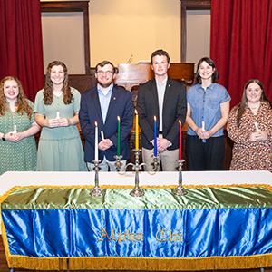 Nine Student Scholars Inducted Into Alpha Chi Honor Society