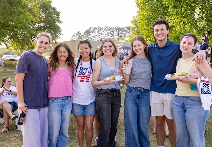 Campus and community members together for an evening of baseball, food and festivities honoring the nation’s 250th birthday