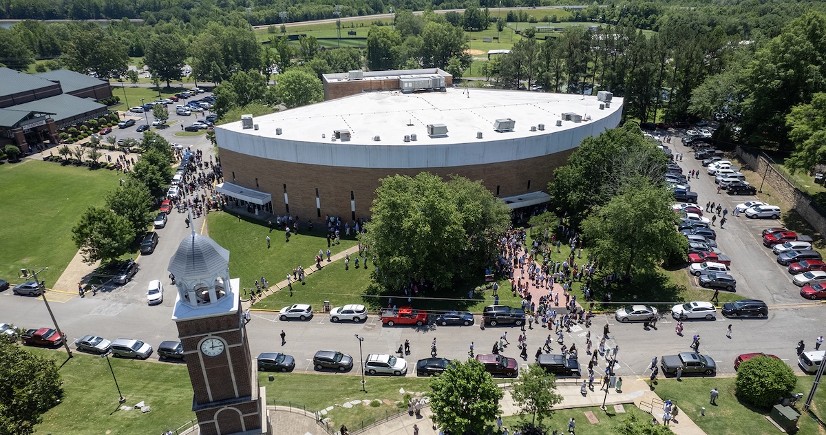 drone shot of lyod