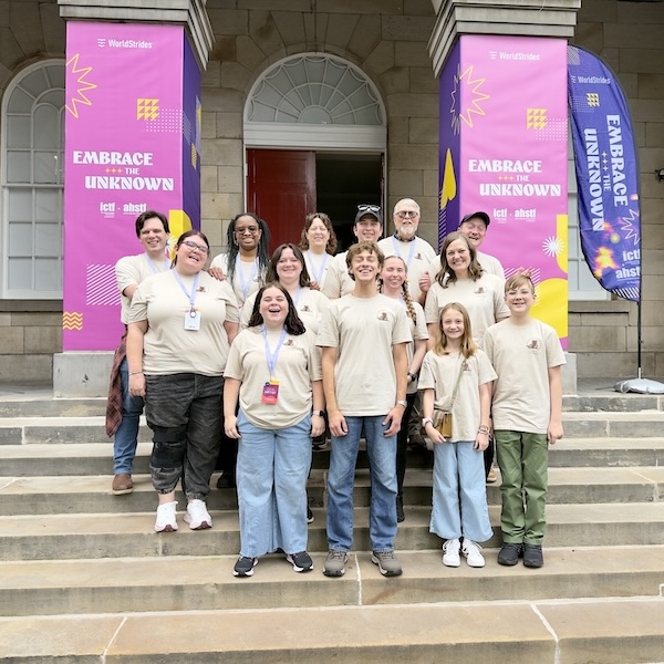 FHU theatre students in Edinburgh, Scotland, for the Festival Fringe