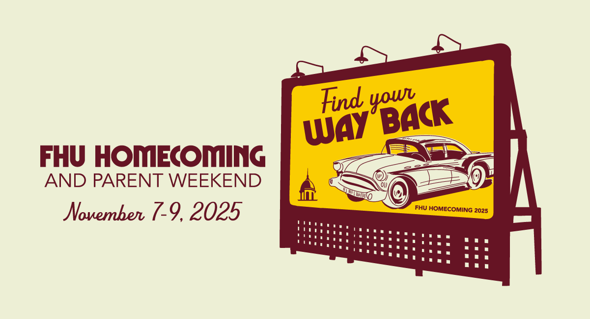 Homecoming 2025 "Find Your Way Back" graphic