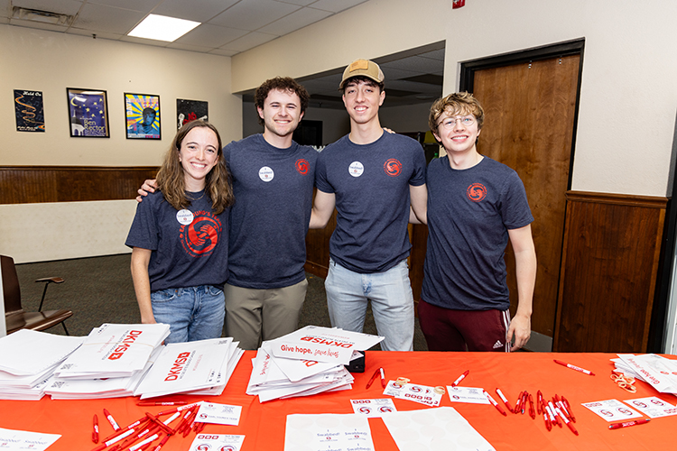 students working to help with interface