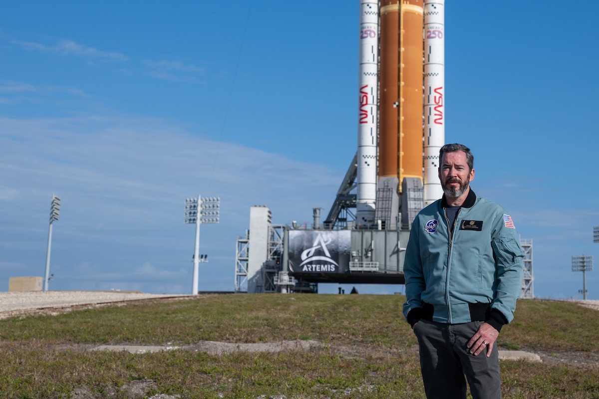Former FHU pre-engineering student Dr. Phillip Allen now serves as deputy chief engineer for NASA’s Space Launch System program.
