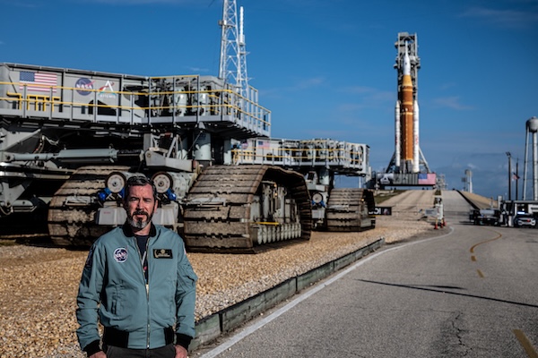 Former FHU pre-engineering student Dr. Phillip Allen now serves as deputy chief engineer for NASA’s Space Launch System program.