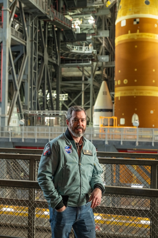 Former FHU pre-engineering student Dr. Phillip Allen now serves as deputy chief engineer for NASA’s Space Launch System program.