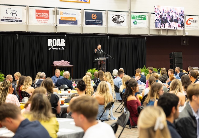 Student-athletes gathered May 5 for the annual Roar Awards presented by FirstBank