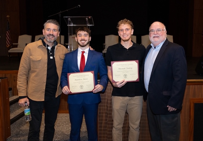 FHU freshmen presented with the Stephen Hatchett Memorial Scholarship