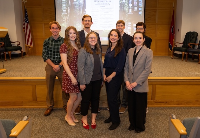 FHU Honors College members following the fall Honors Forum