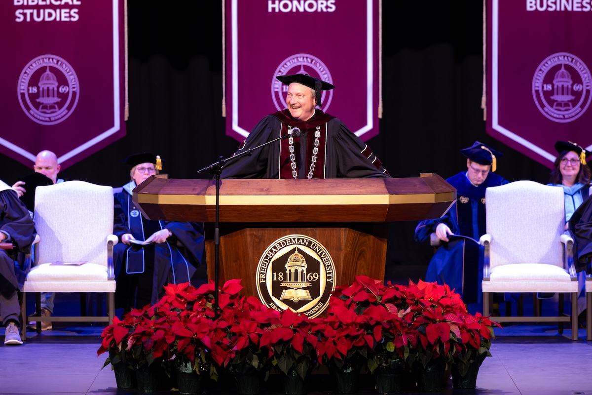 FHU holds its 156th commencement ceremony in December 2025.