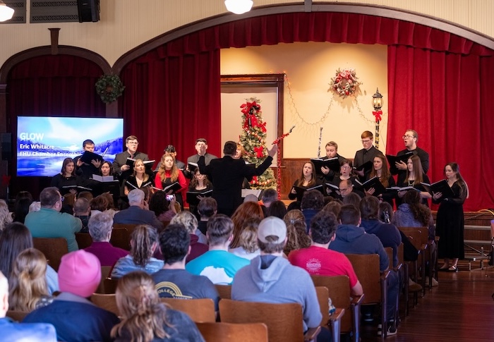 FHU Chorale Christmas concert in Chapel Hall
