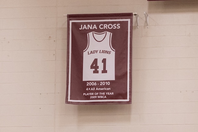Retired jersey banner