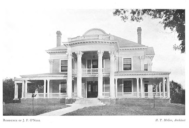 Joy Simon McDaniel House from 1913 Architectural Exhibition catalog