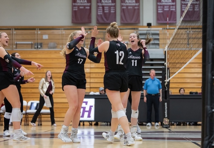 FHU volleyball team