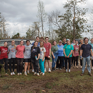 FHU Students Aid in Storm Cleanup in Selmer, Tennessee